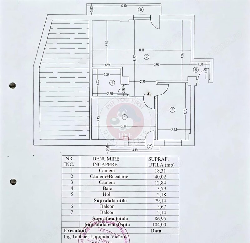 Parcul Ronda | Apartament 3 camere | 87mp | Semidecomandat | B12328